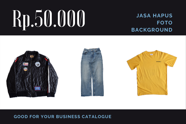 Jasa hapus backgroud produk pakaian