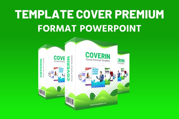 Template Ecover Buku / Ebook Super Keren Berbasis PowerPoint - Coverin