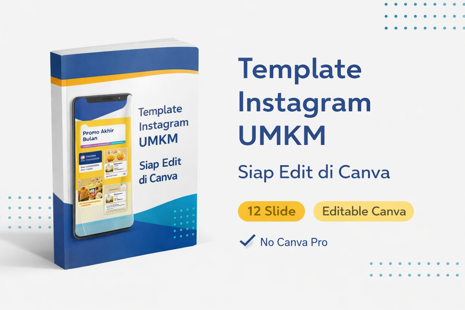 Template IG bisnis siap pakai canva editable buat UMKM 