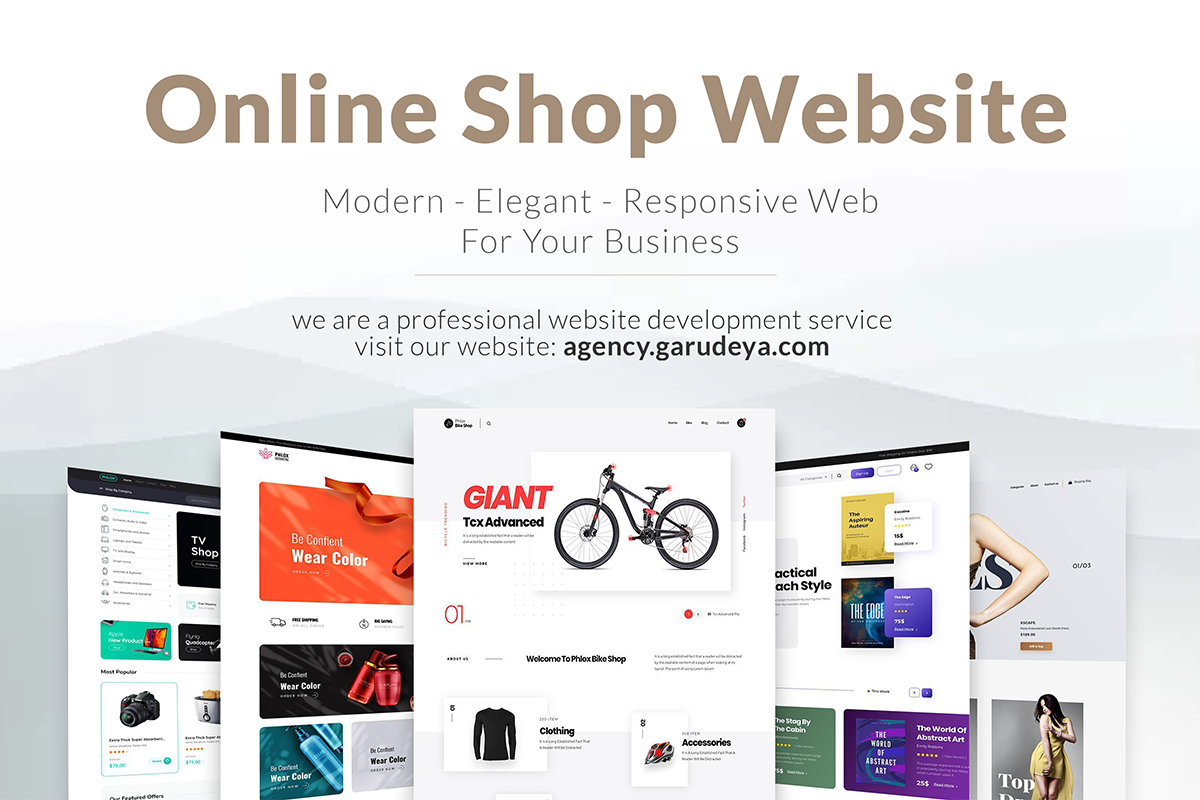 Website Online Shop Full Package