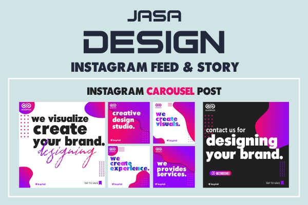 Jasa Design Instagram Feed Post & Story