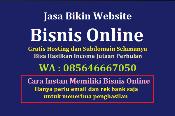 Jasa Bikin Website Bisnis Online Siap Pakai