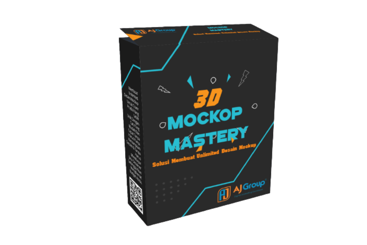 Mockup Mastery Cover Box 3D