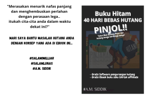 Ebook Buku Hitam 40 Hari Bebas Hutang Pinjol
