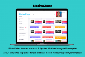 MOTIVAZONE - BIKIN VIDEO KONTEN MOTIVASI & QUOTES DENGAN POWERPOINT