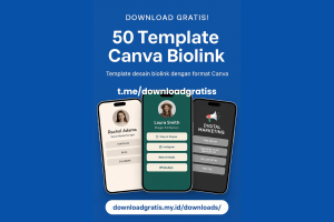 Download Gratis 50+ Template Canva Biolink Website 