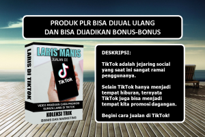 Laris Manis Jualan di Tiktok - Produk PLR Bisa Dijual Ulang