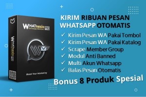 WA SENDER WHATSAPP BLASTER WHATNESIA PRO WA MARKETING TOOLS