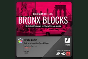 Bronx Blocks by Brooklyn Effects - Final Cut Pro Plugin 