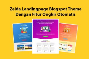 TEMPLATE LANDINGPAGE BLOGSPOT CANGGIH DENGAN ONGKIR OTOMATIS - ZELDA