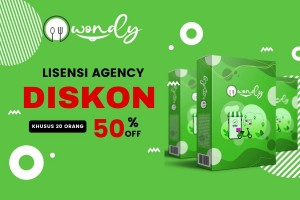 Wondy - Aplikasi Food and Order (Lisensi Agency)