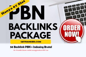 Jasa 50 Backlink PBN High Quality, Link dalam Artikel, + Indexing Brutal