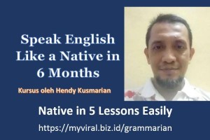 Coba GRATIS Bab 1 Speak English Like a Native in 5 Lessons Easily