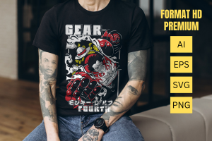 Premium Gear 5 One Piece Anime Vector T-shirt Design, Ready for DTF, DTG, Sublimation Printing, Anime png for shirts, png HD