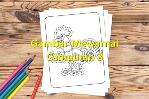 Gambar Mewarnai Campuran 3