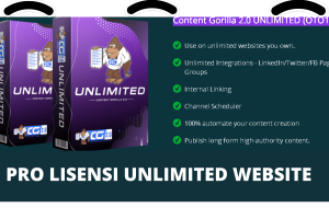 Content Gorilla Pro Lisensi Unlimited Website