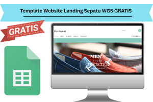 Template Website Landing Sepatu WGS GRATIS 