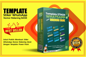 Template Stiker WhatsApp Nomor Rekening Bank