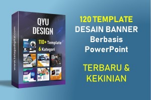 Qyu Design Template Banner Promosi Kekinian