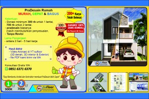  Jasa desain rumah (praDesain Rumah by SuFloor) 