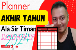 Planner Akhir Tahun Ala Sir Timan