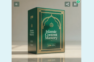 Ecourse Islamic Konten Mastery PLR - Video Tutorial Cara Mengembangkan Akun Publik Niche Agama Islam + Konten Siap Upload
