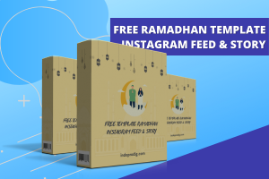 Free Template Ramadhan Instagram Feed & Story