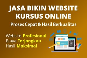 Jasa Pembuatan Website Kursus Online Murah & Berkualitas