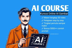 AICourse Kursus Online Gambar AI