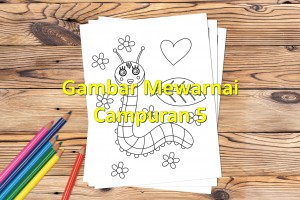 Gambar Mewarnai Campuran 5