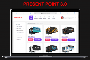 PRESENT POINT 3.0 - Cara Cepat Bikin Slide Presentasi Profesional dengan Visual Konten yang Menarik dan Menjual