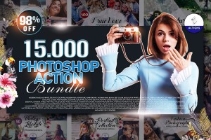 Paket 15000+ Photoshop Action Bundle