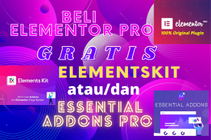 Jasa aktivasi Elementor Pro - ORIGINAL, LICENSE KEY dan AUTO UPDATE