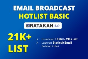 Email Broadcast Ads Paket HOTLIST BASIC
