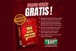Kelas Online Strategi 100 juta Pertama dari Bisnis