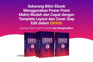 EBOOX - Template Layout, Cover Ebook dari Powerpoint