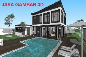 Jasa Gambar Desain Arsitek dan Struktur Modeling 3Dimensi Bangunan Rumah Tinggal Kantor Toko Showroom Pabrik Gudang Pom Bensin Masjid Apotek Klinik