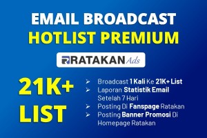 Email Broadcast Ads Paket HOTLIST PREMIUM