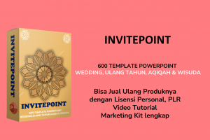 INVITE POINT 600 TEMPLATE POWERPOINT NICHE WEDDING,AQIQAH,WISUDA,ULANG TAHUN LISENSI MRR