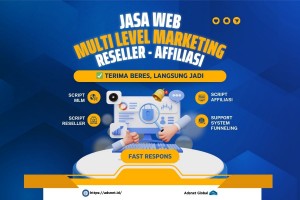 Jasa Web MLM Multi Level Marketing Reseller Affiliasi