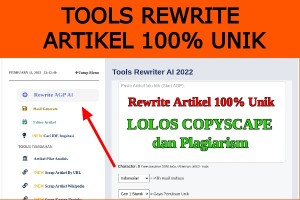Tools Rewrite Artikel Paraphrase Ai Robot [Bukan Spintax Atau Spinner]