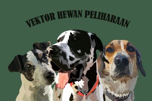 Potrait Vektor Logo Hewan