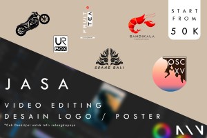 Jasa Video editing dan design logo/Poster