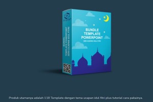 Bundle Template Powerpoint Seri Ucapan Idul Fitri
