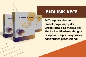 Biolink Kece Aneka Template Elementor Untuk Halaman Profile Dan Biolink