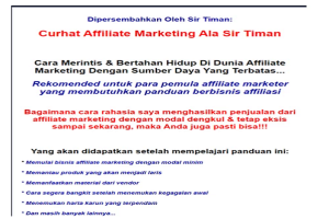 Curhat Affiliate Marketing Ala Sir Timan