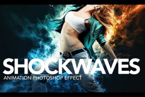 Gif Animated Shockwave Photoshop Action