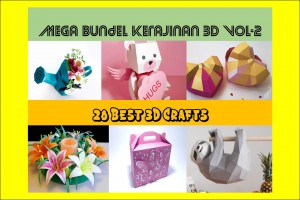 Mega Bundel Kerajinan 3D Vol-2