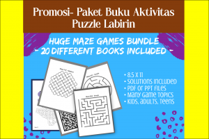 Promosi- Paket Buku Aktivitas Puzzle Labirin