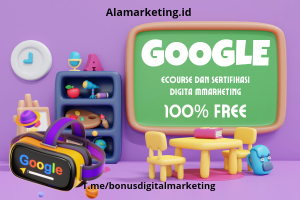 Free Ecourse Digital Marketing Sertifikasi Resmi Dari Google 